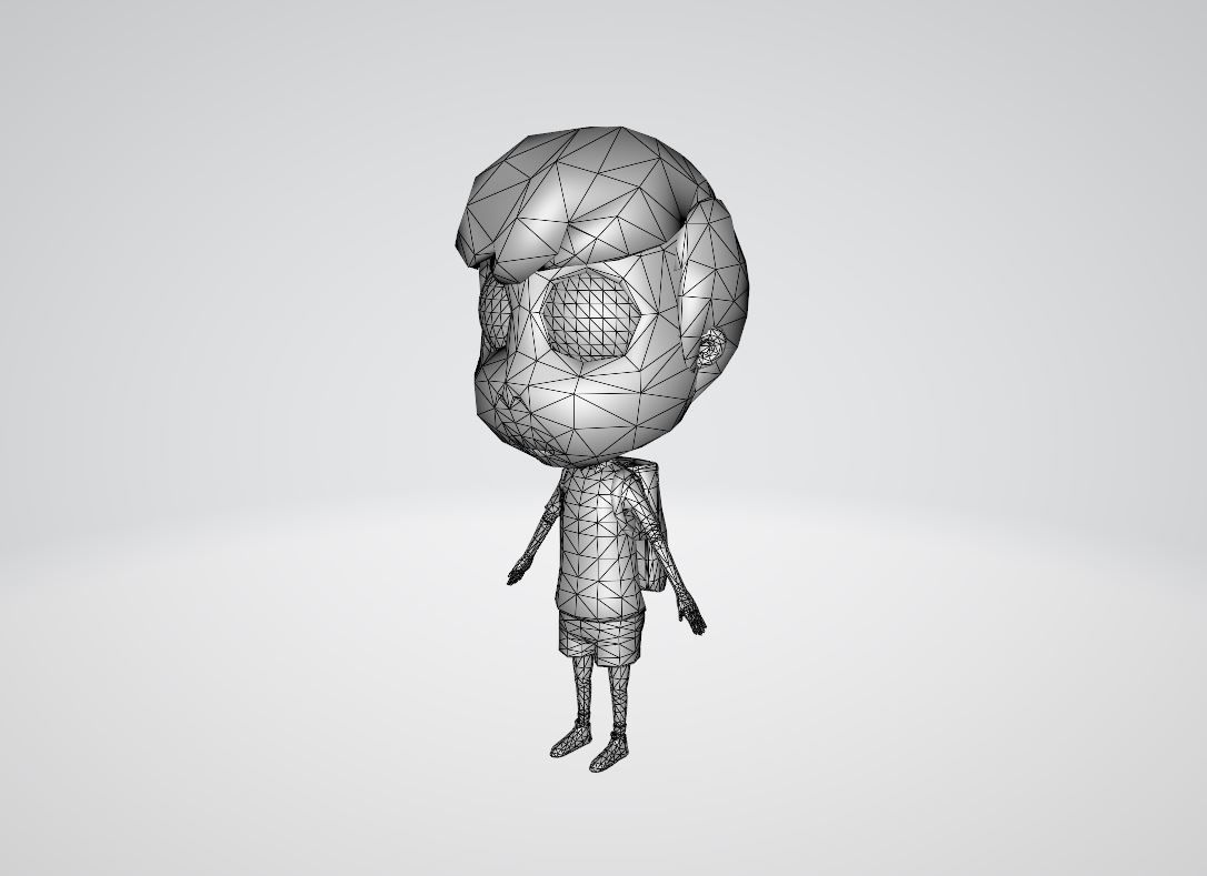 Boy Character 3D model_14
