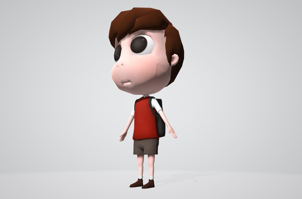 Boy Character 3D model_17
