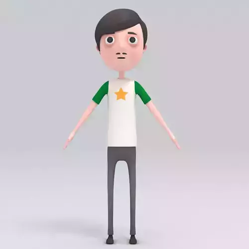 Man Cartoon Character