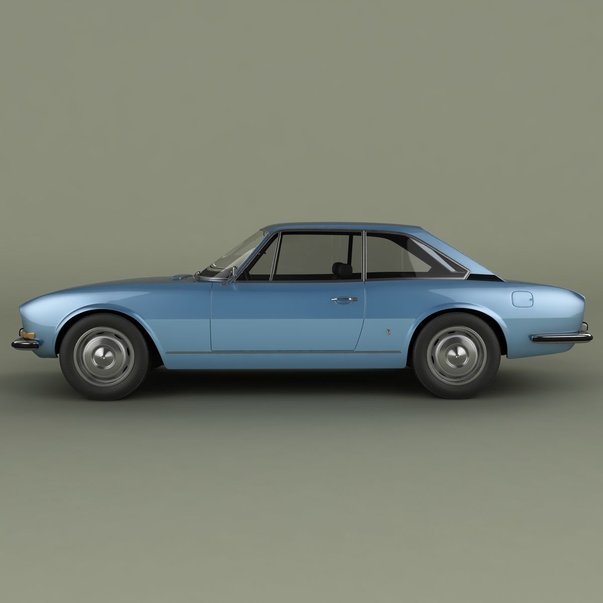 Peugeot 504 Coupe 3D model_1