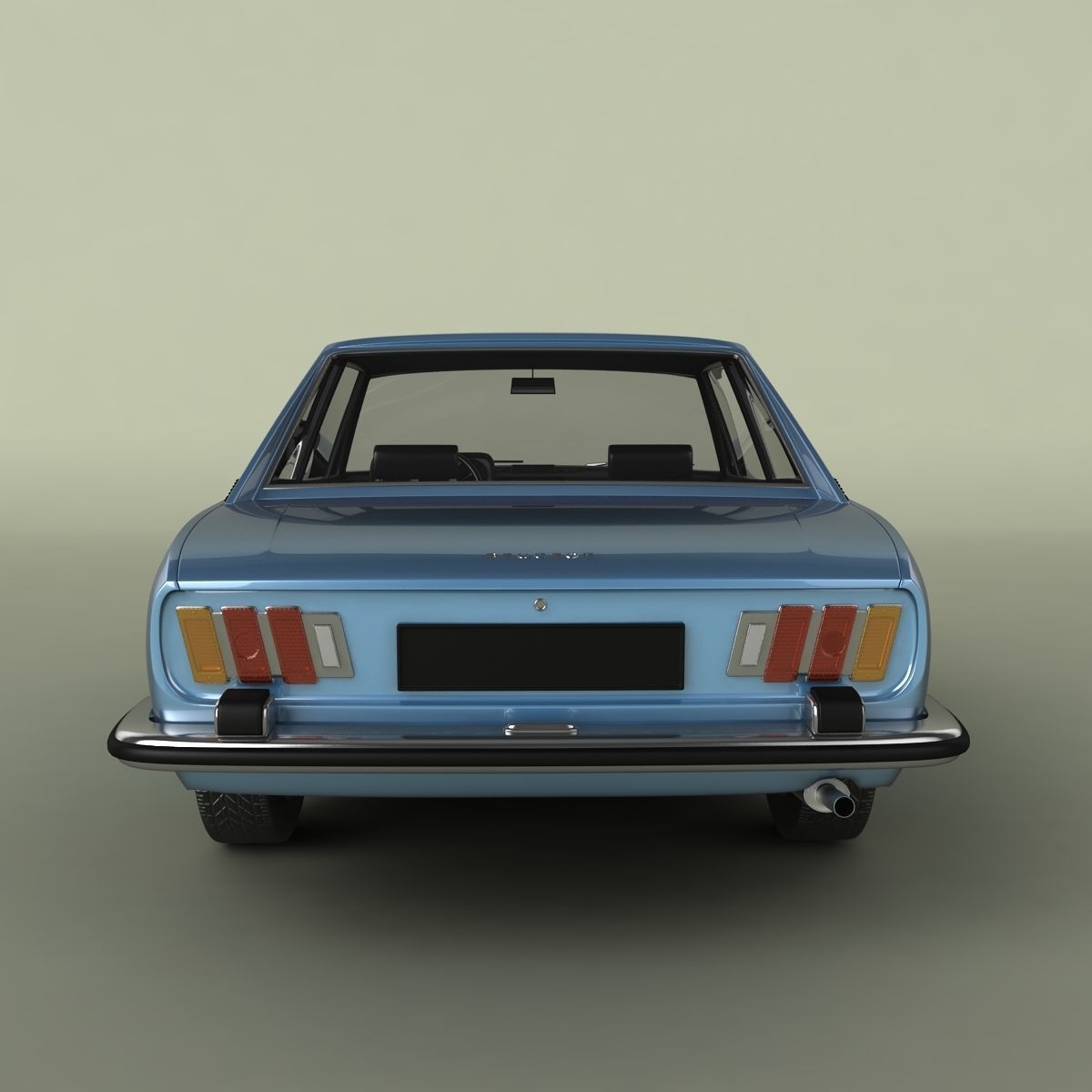 Peugeot 504 Coupe 3D model_3