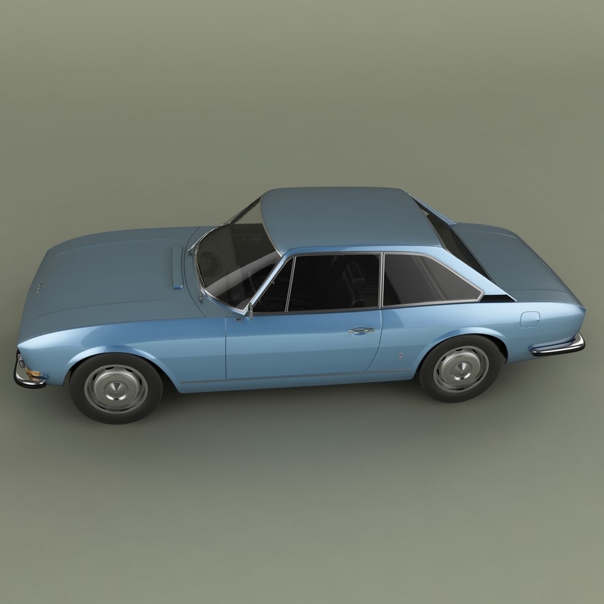 Peugeot 504 Coupe 3D model_7
