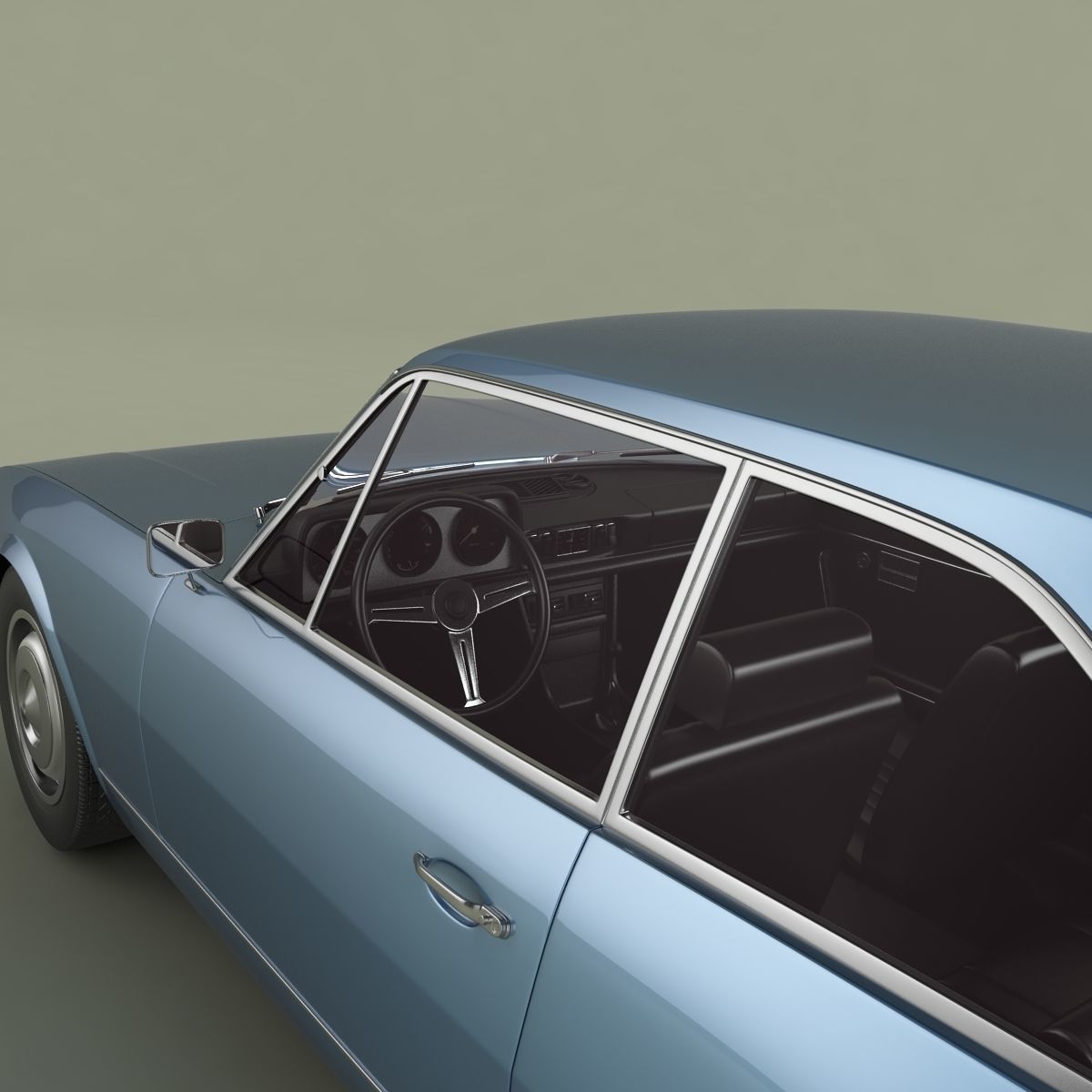 Peugeot 504 Coupe 3D model_8