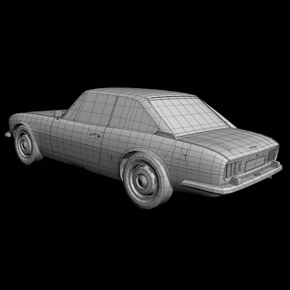 Peugeot 504 Coupe 3D model_14