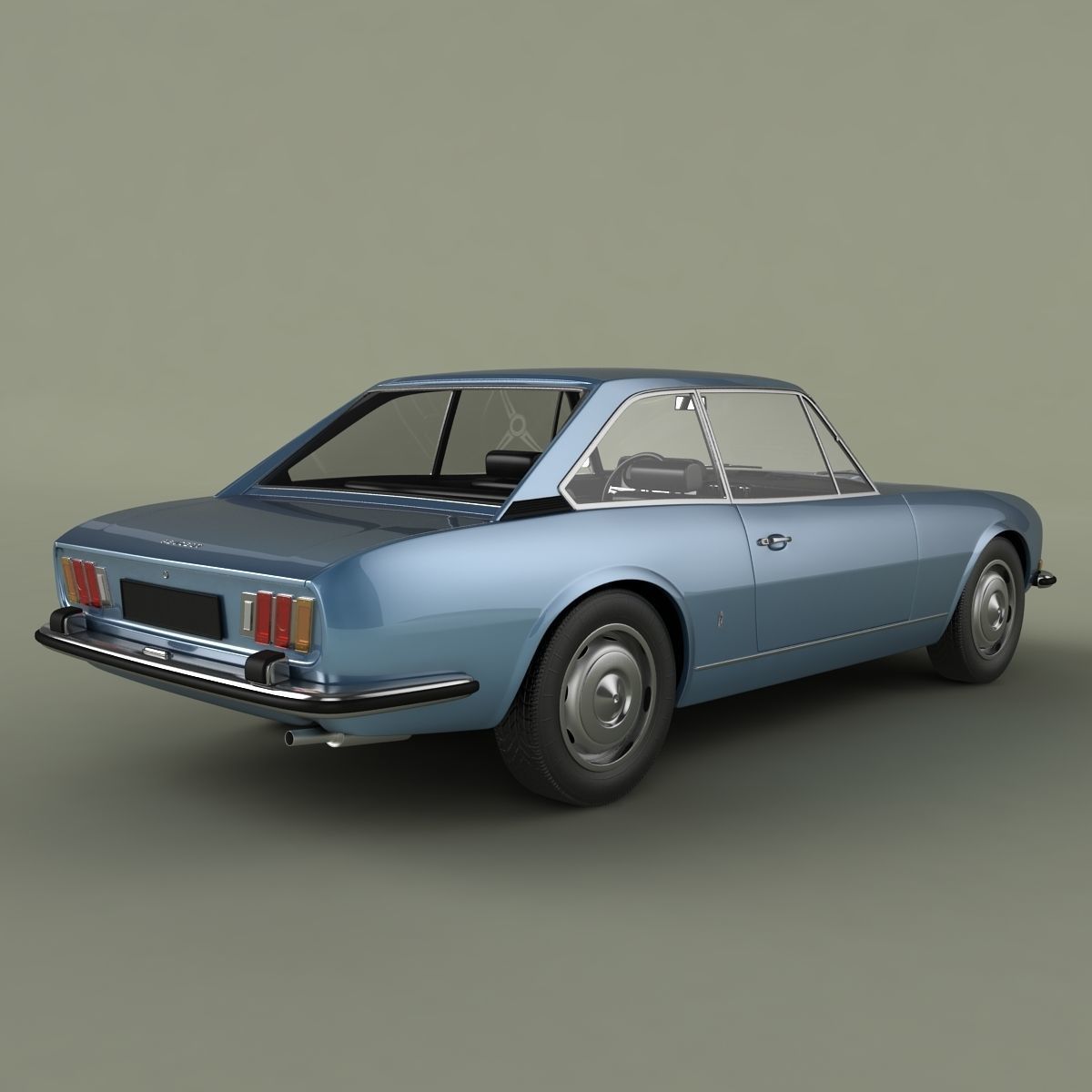 Peugeot 504 Coupe 3D model_2