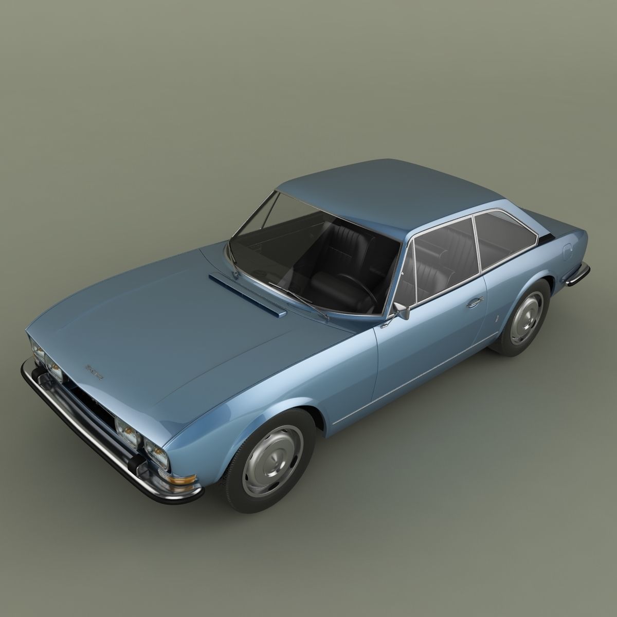 Peugeot 504 Coupe 3D model_5