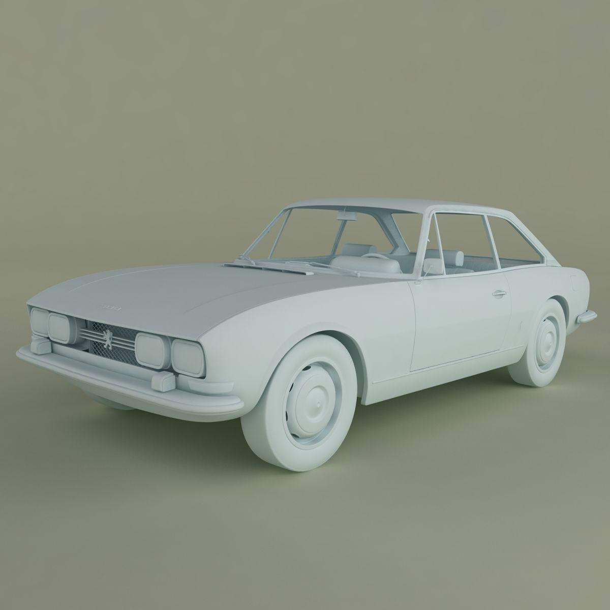 Peugeot 504 Coupe 3D model_9