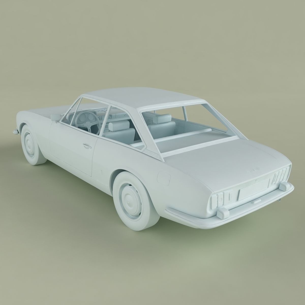 Peugeot 504 Coupe 3D model_11