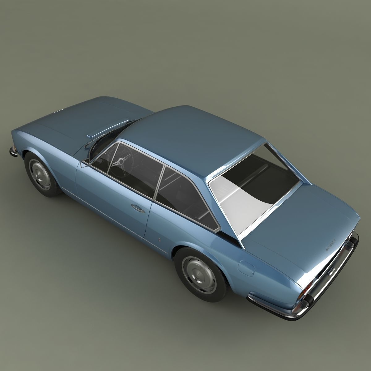 Peugeot 504 Coupe 3D model_6
