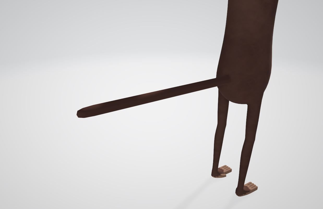 Cartoon monkey 3D model_18