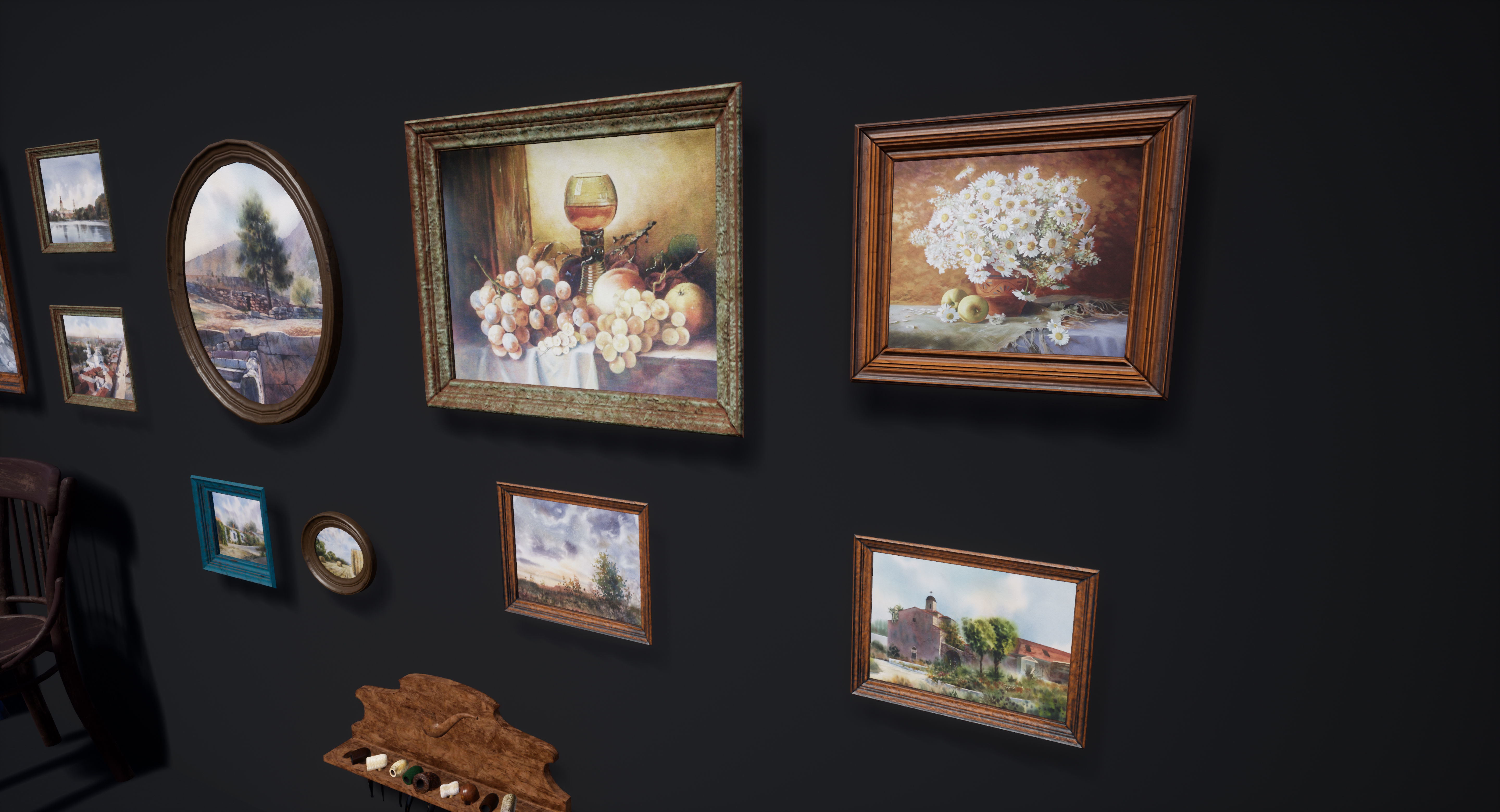 UE4 Pipe Smoking Set Low-poly 3D model_14