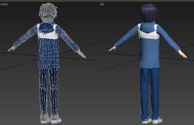 Saito zero no tsukaima VR - AR - low-poly 3D model Low-poly 3D model_2