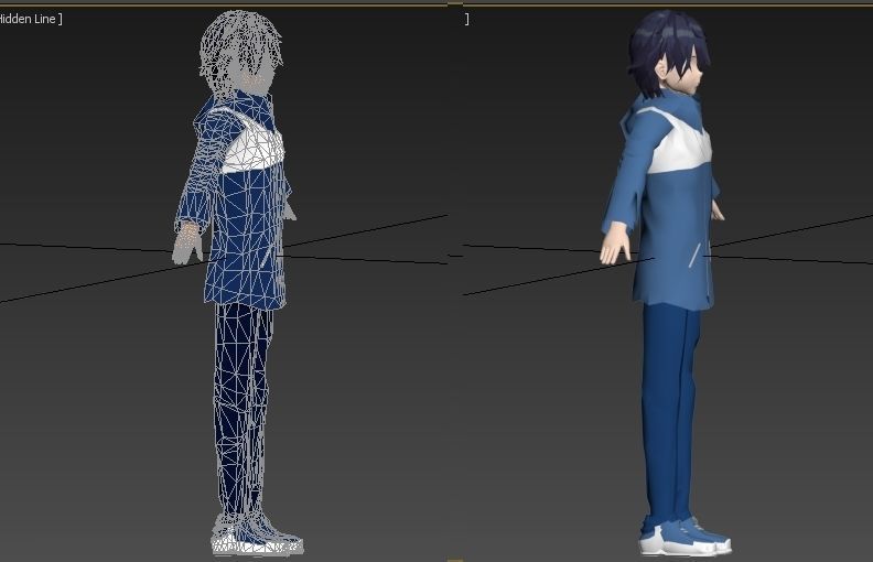 Saito zero no tsukaima VR - AR - low-poly 3D model Low-poly 3D model_1