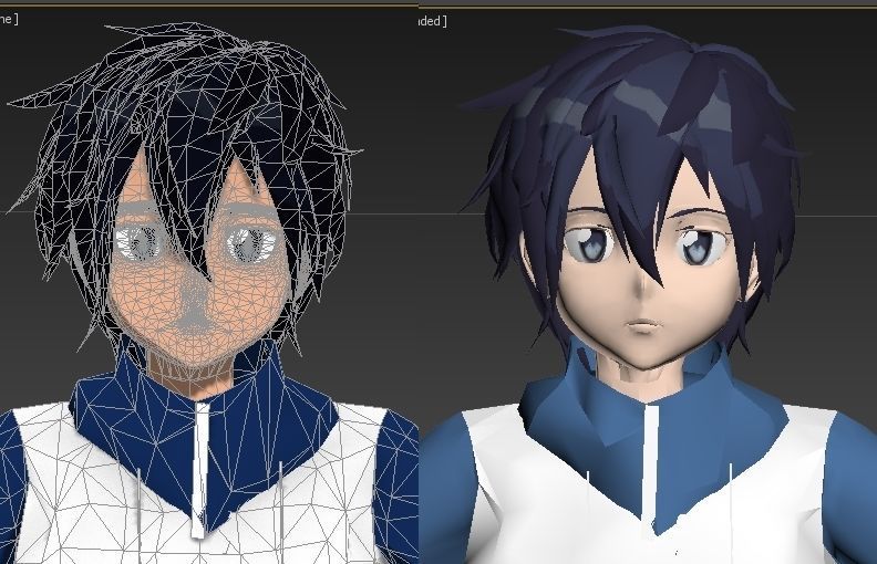 Saito zero no tsukaima VR - AR - low-poly 3D model Low-poly 3D model_4
