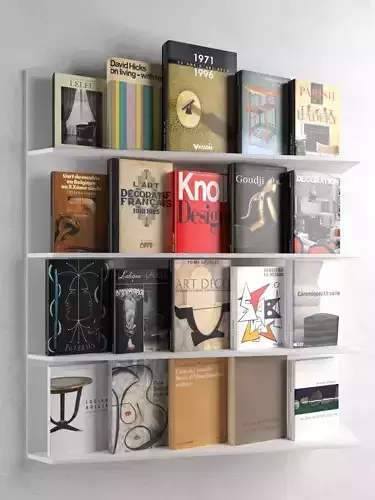 Books Set 8 shelf with