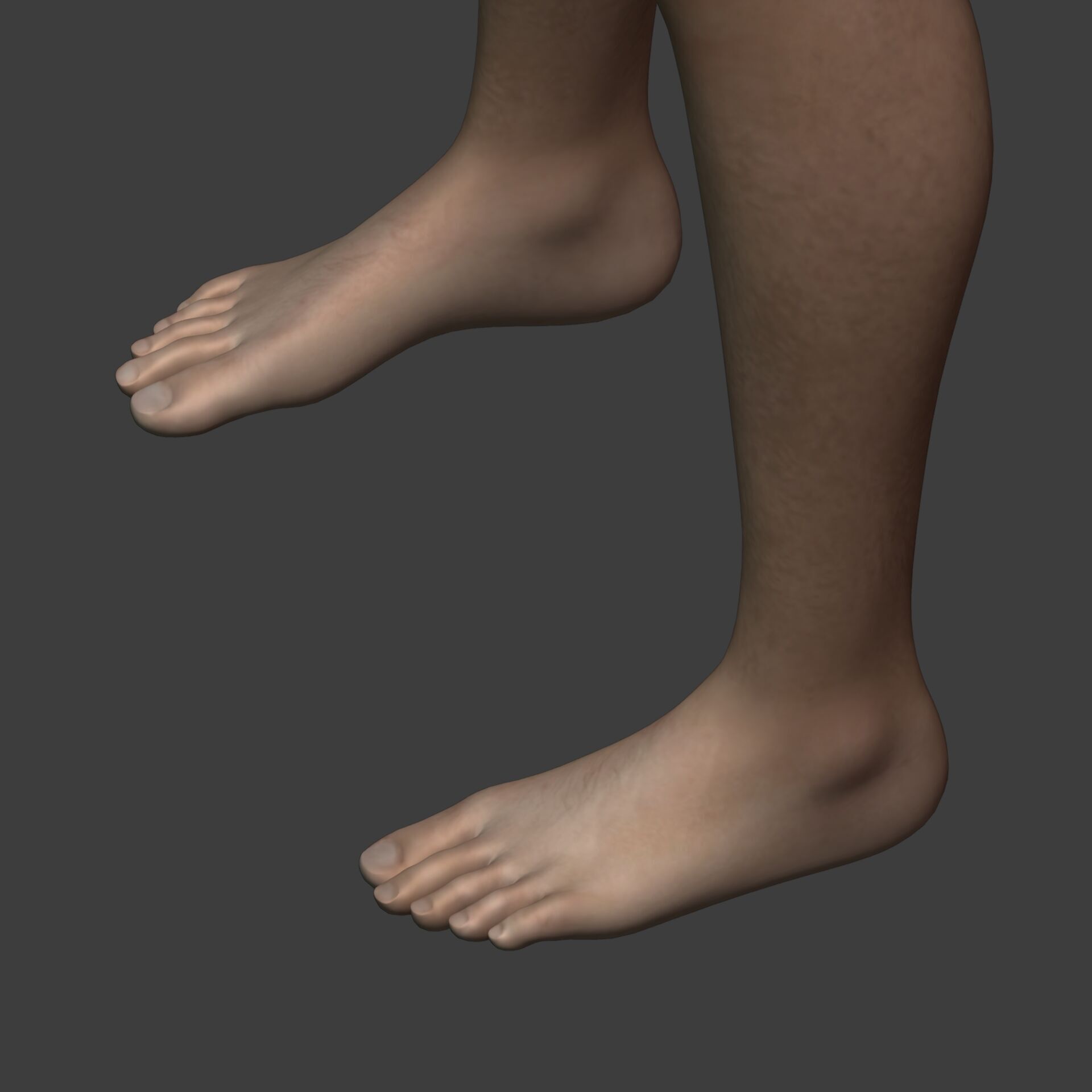 Asian Man With Casual Clothes -- Rigged Low-poly 3D model_31