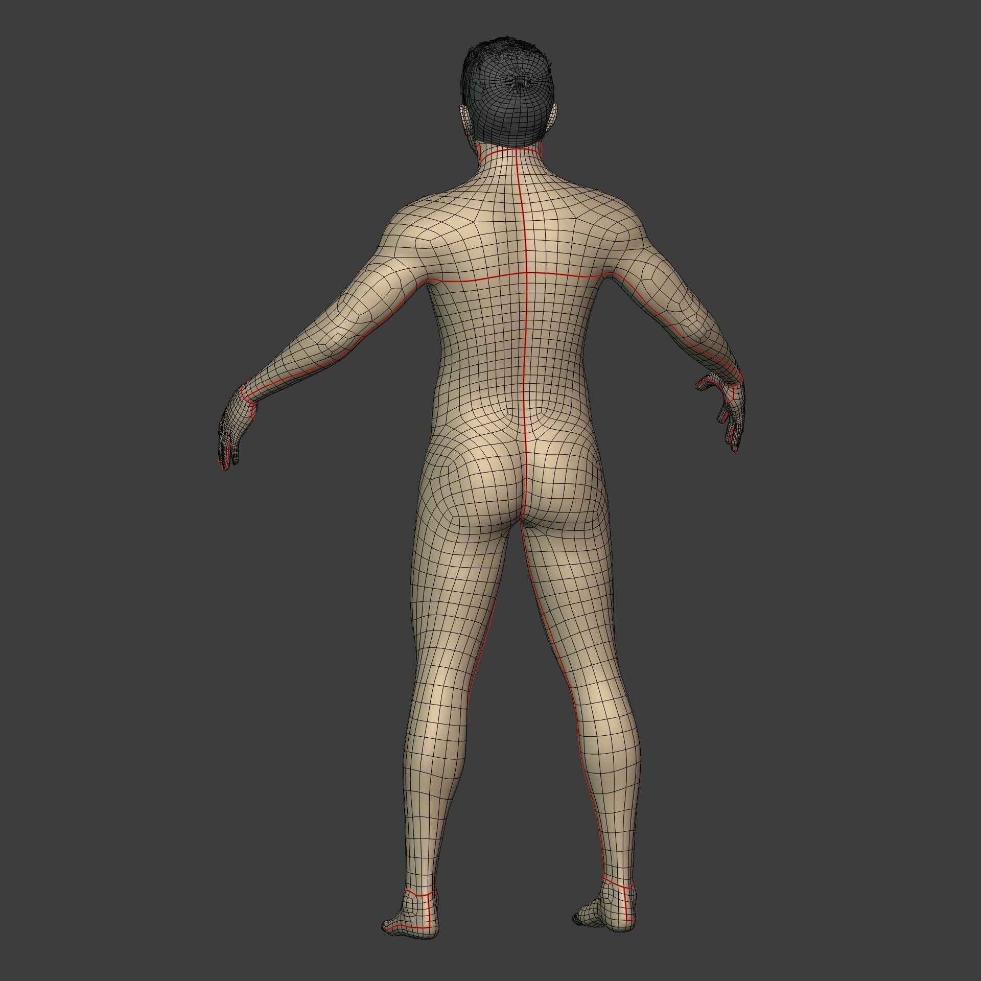 Asian Man With Casual Clothes -- Rigged Low-poly 3D model_21