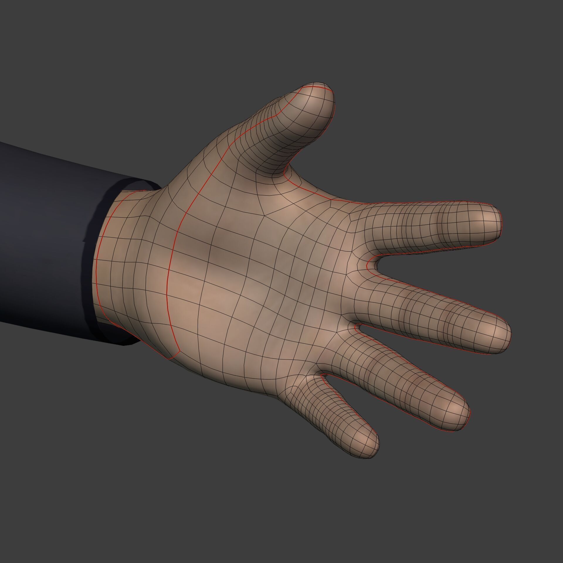 Asian Man With Casual Clothes -- Rigged Low-poly 3D model_30