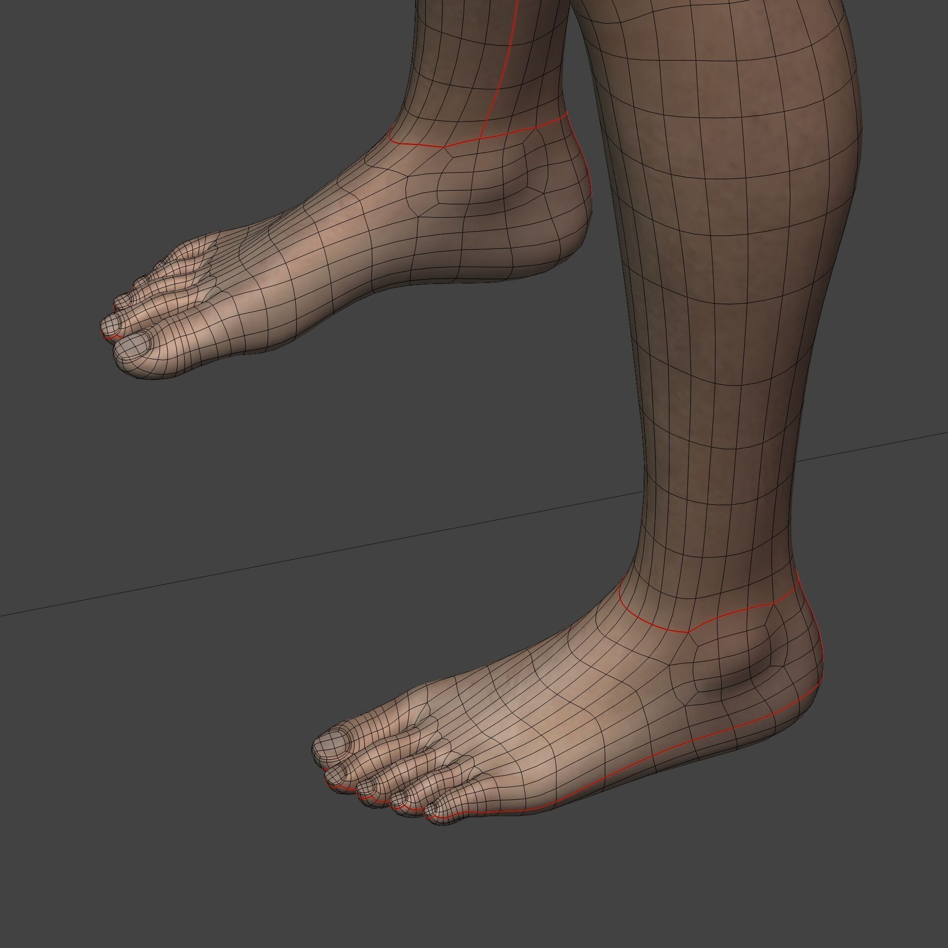 Asian Man With Casual Clothes -- Rigged Low-poly 3D model_32