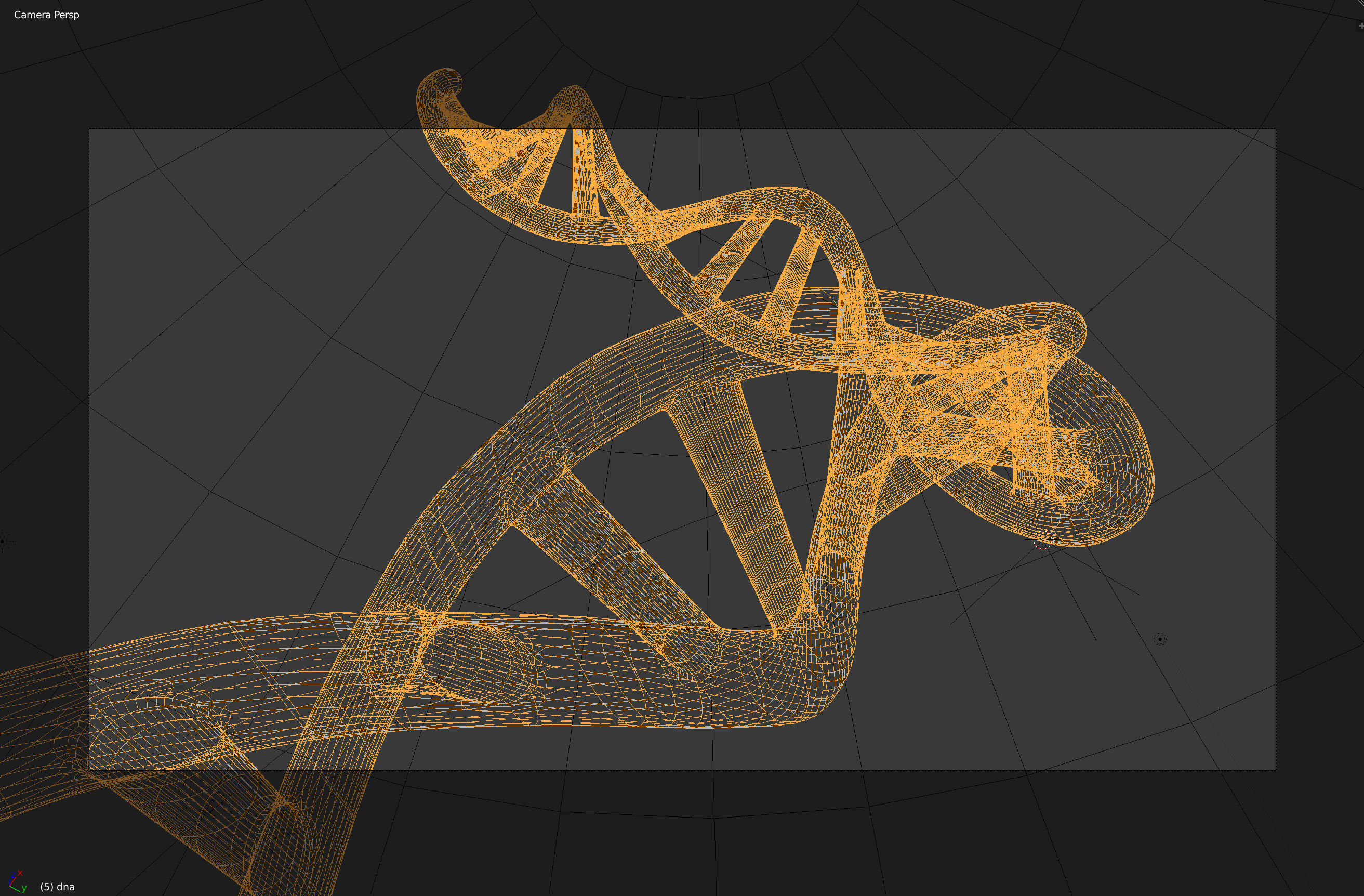 DNA Double Helix 3D model 3D model_5