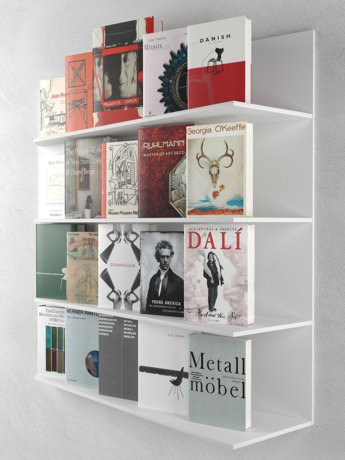 Books Set 10 3D model_1