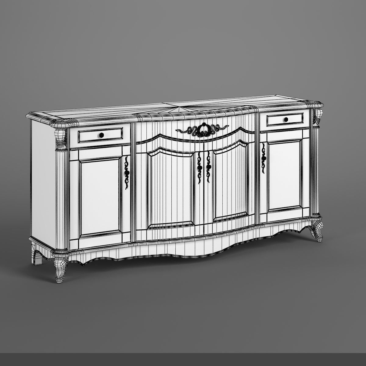2610100 230-1 Carpenter Buffet 3D model_5