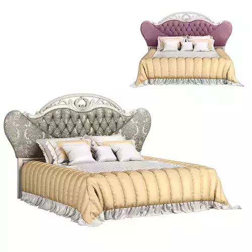 230 Carpenter Bed B 2472x2294x1476 3D model