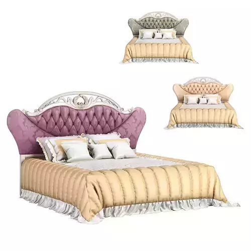 230 Carpenter Bed B 2252x2094x1476 3D model