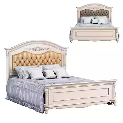230 Carpenter Bed A Plan-2 1836x2126x1450 3D model
