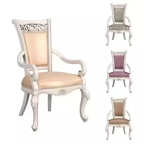 230 Carpenter Arm dining chair A 3D model