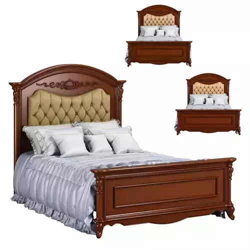 230-1 Carpenter Bed A Plan-2 1436x1991x1450 3D model