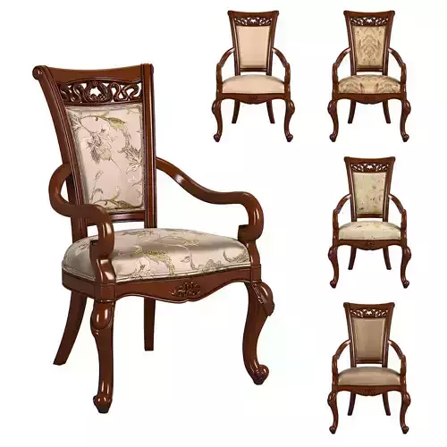 230-1 Carpenter Arm dining chair A 3D model