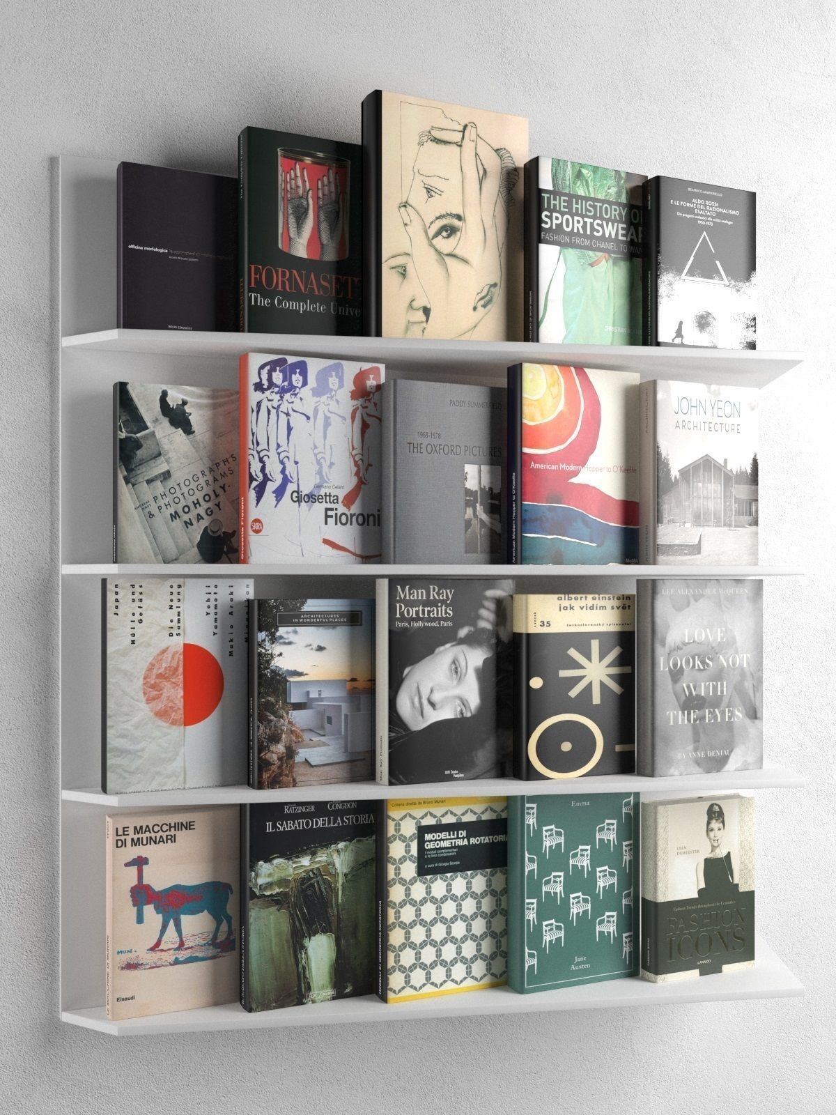 Books Collection 02 3D model_1