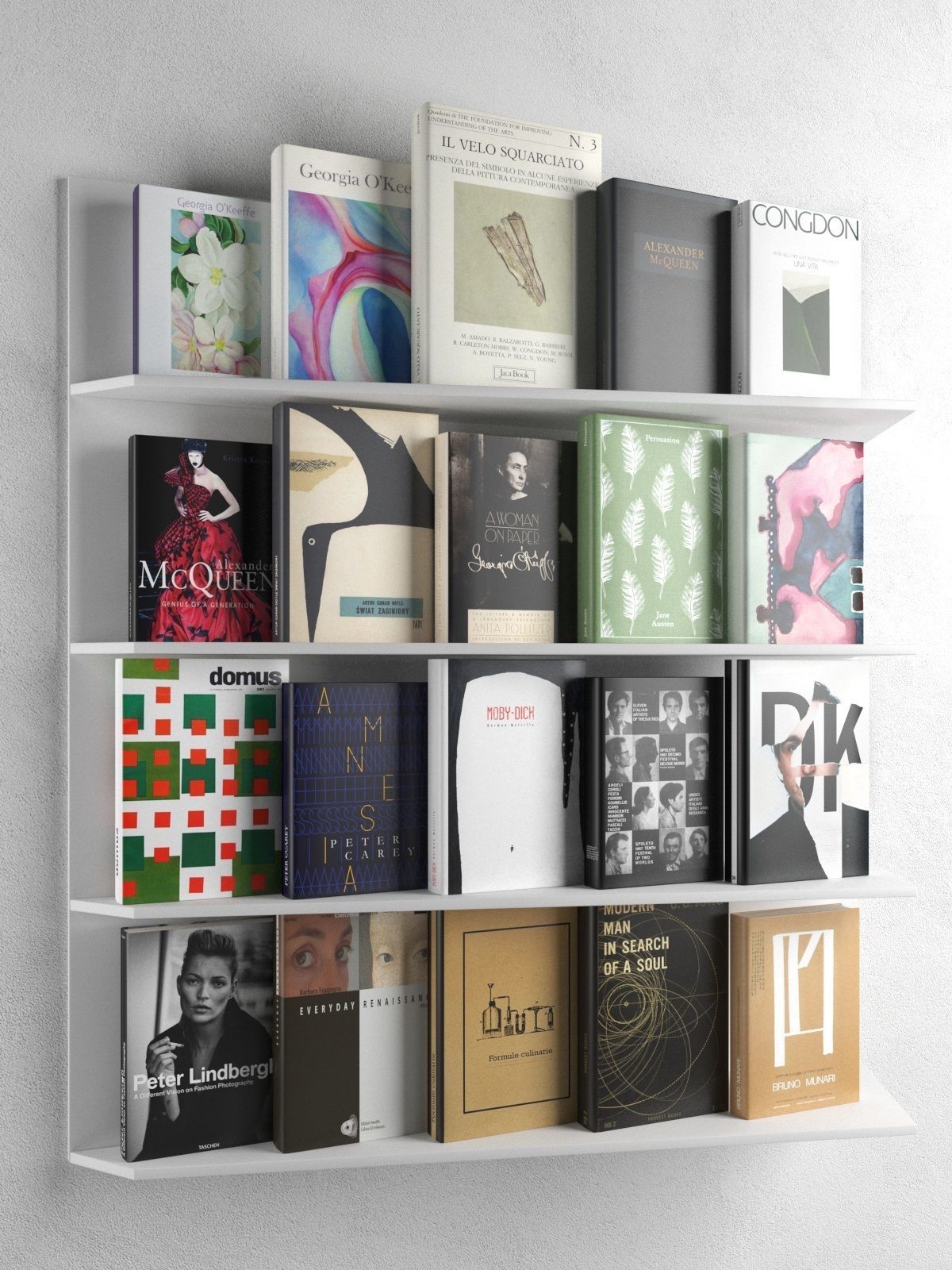 Books Collection 02 3D model_5