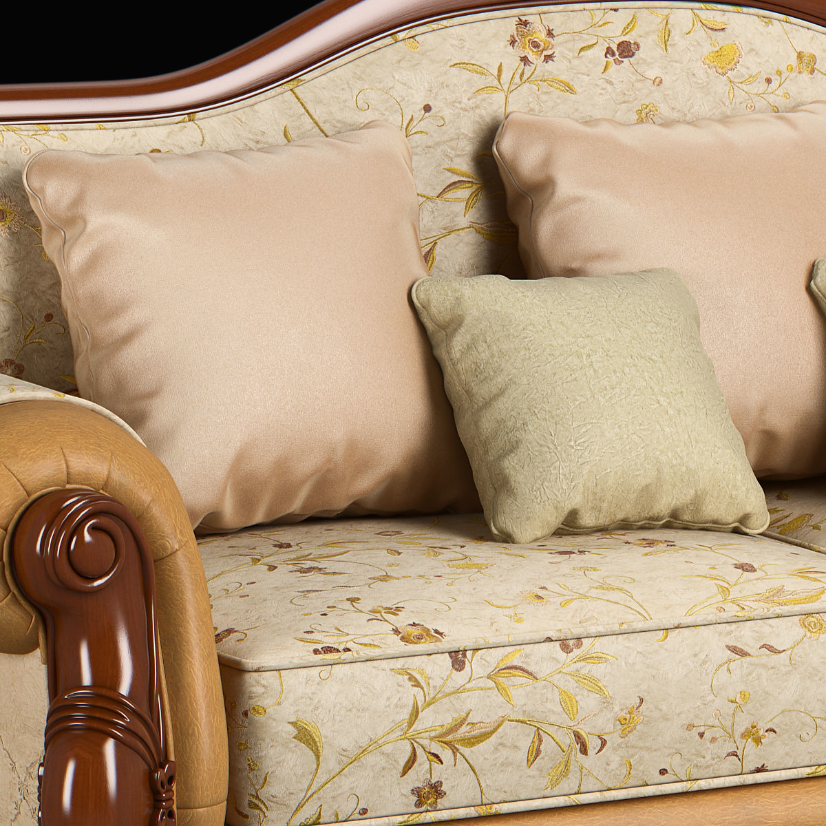 230-1 Carpenter Sofa C Sofa Bed 3 seats 3D model_11