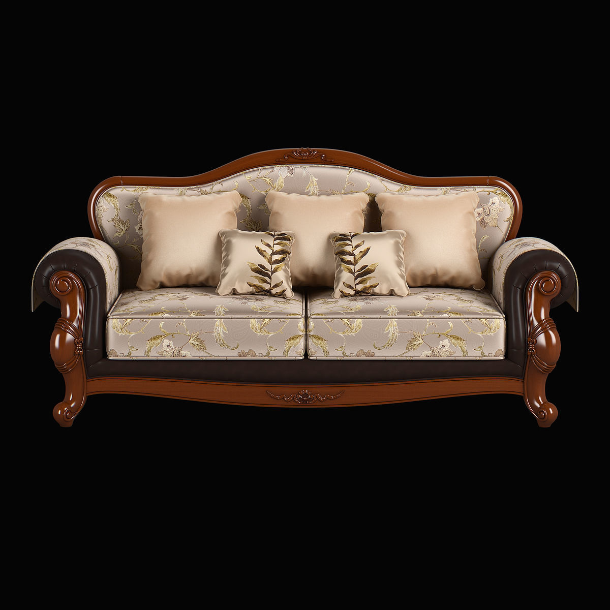 230-1 Carpenter Sofa C Sofa Bed 3 seats 3D model_7