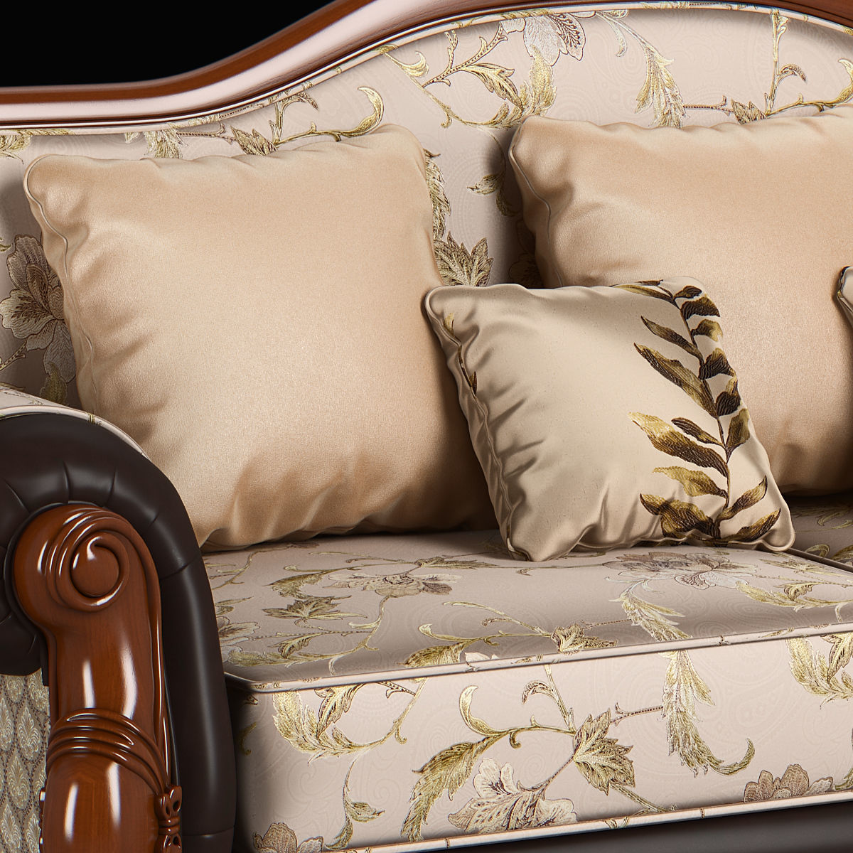 230-1 Carpenter Sofa C Sofa Bed 3 seats 3D model_8