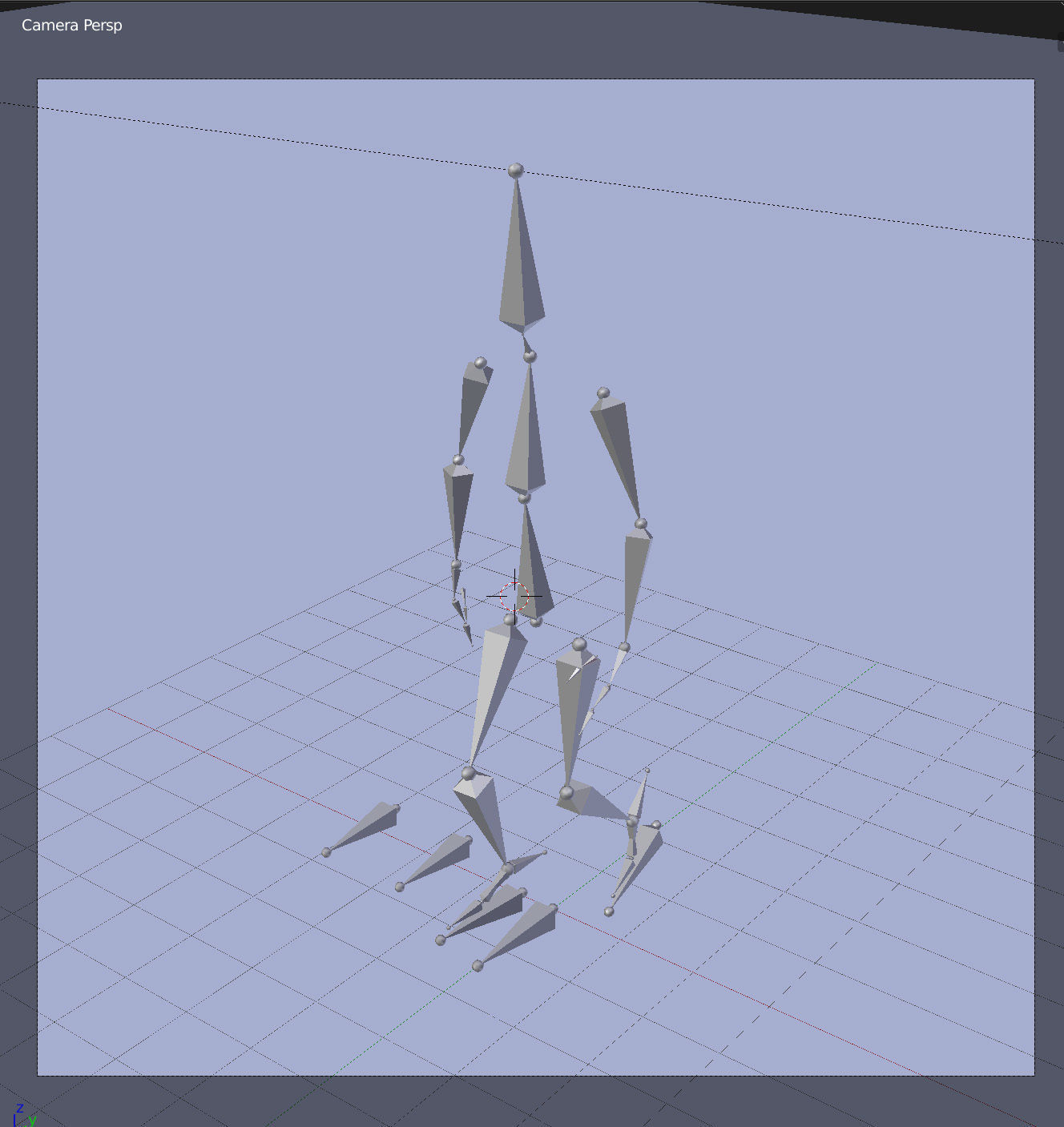 Low Poly Boy in Red Shirt Character Low-poly 3D model_5