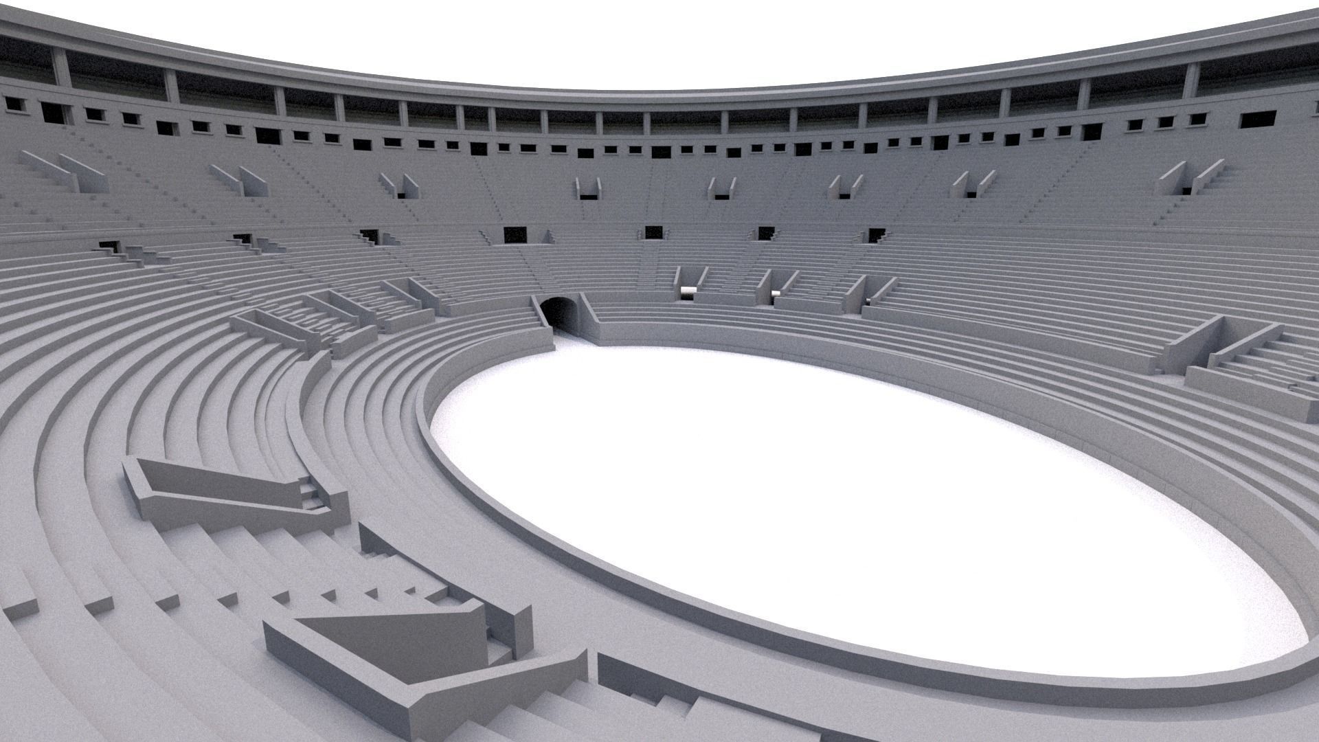 Roman Coliseum 3D model_2