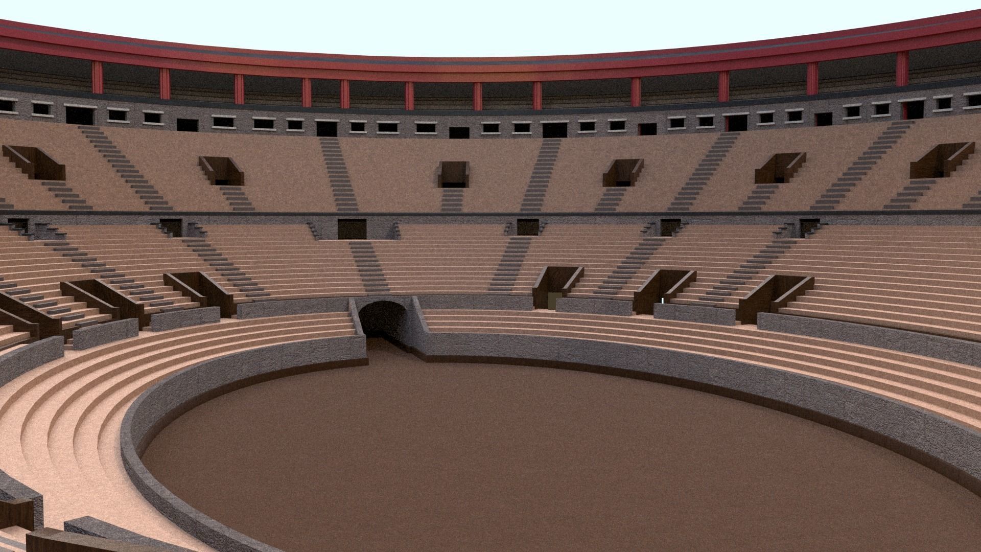 Roman Coliseum 3D model_3