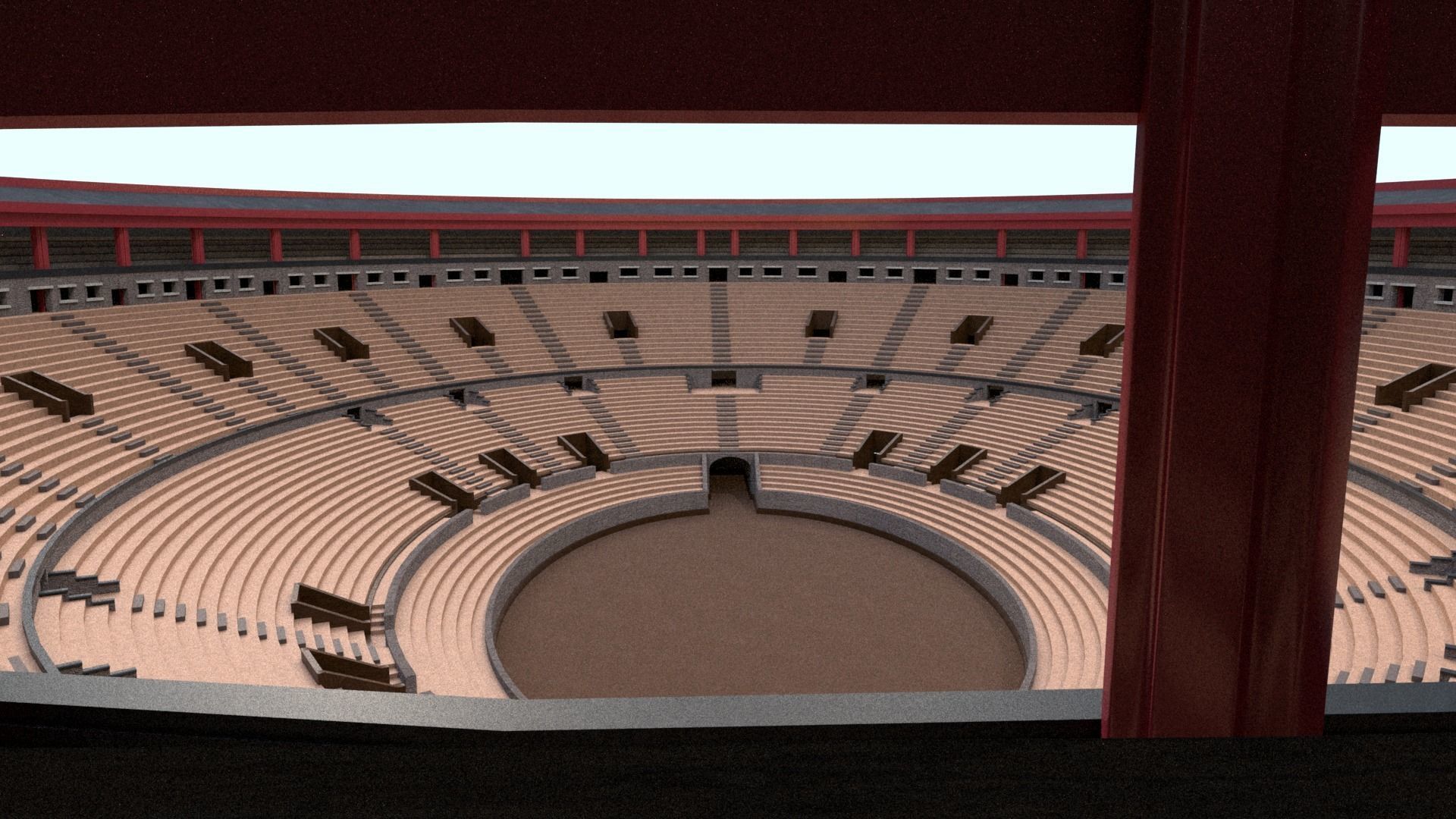 Roman Coliseum 3D model_4