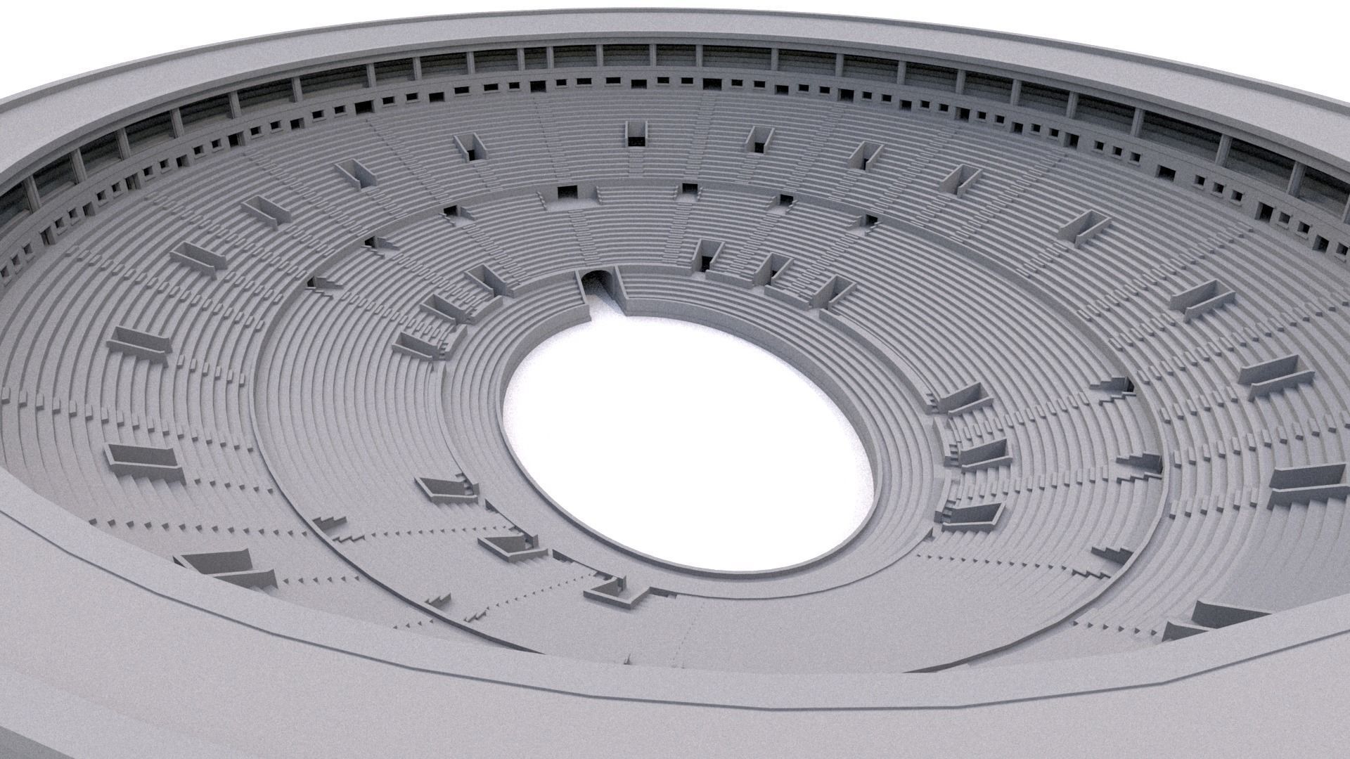 Roman Coliseum 3D model_1