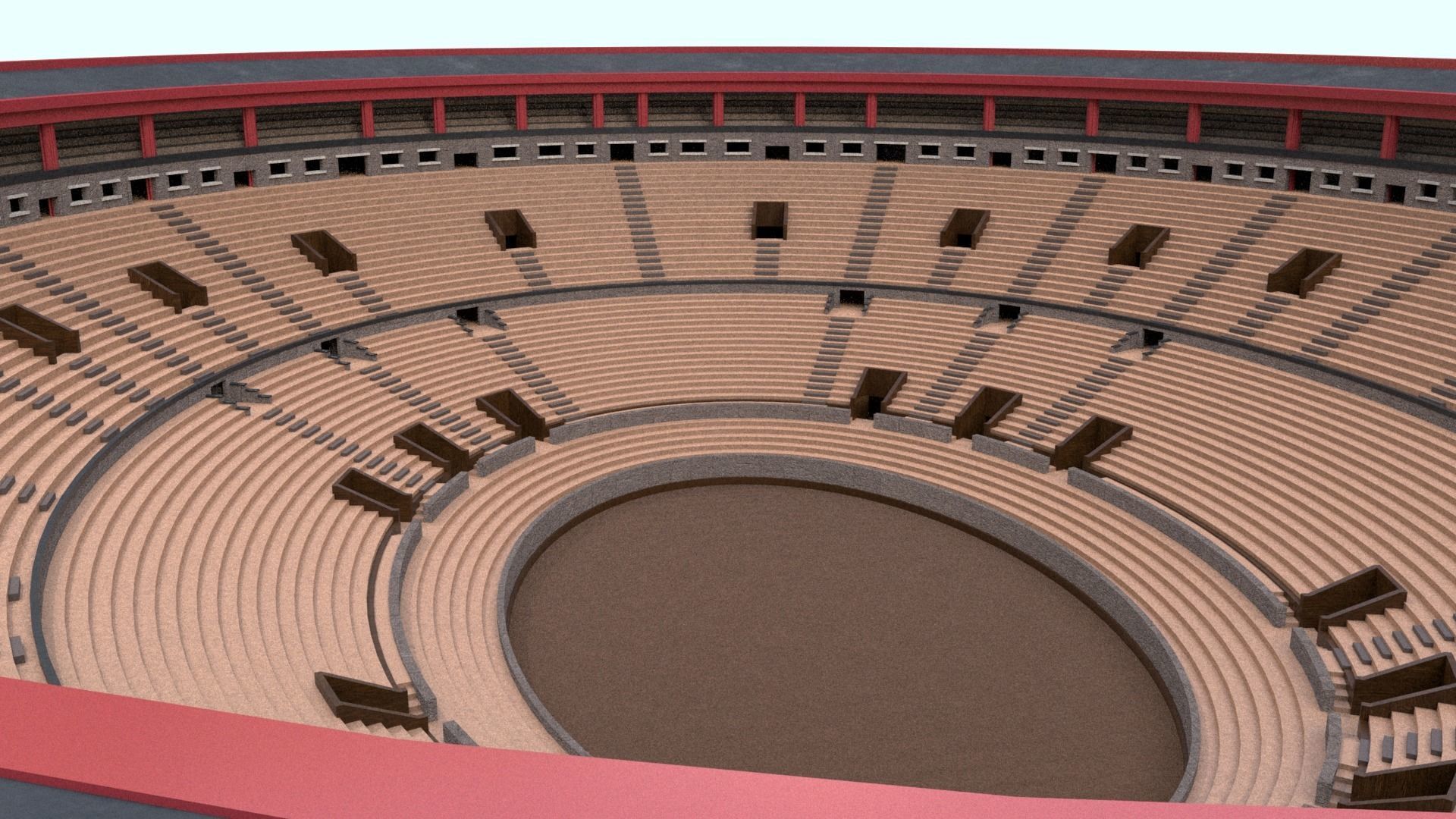 Roman Coliseum 3D model_5