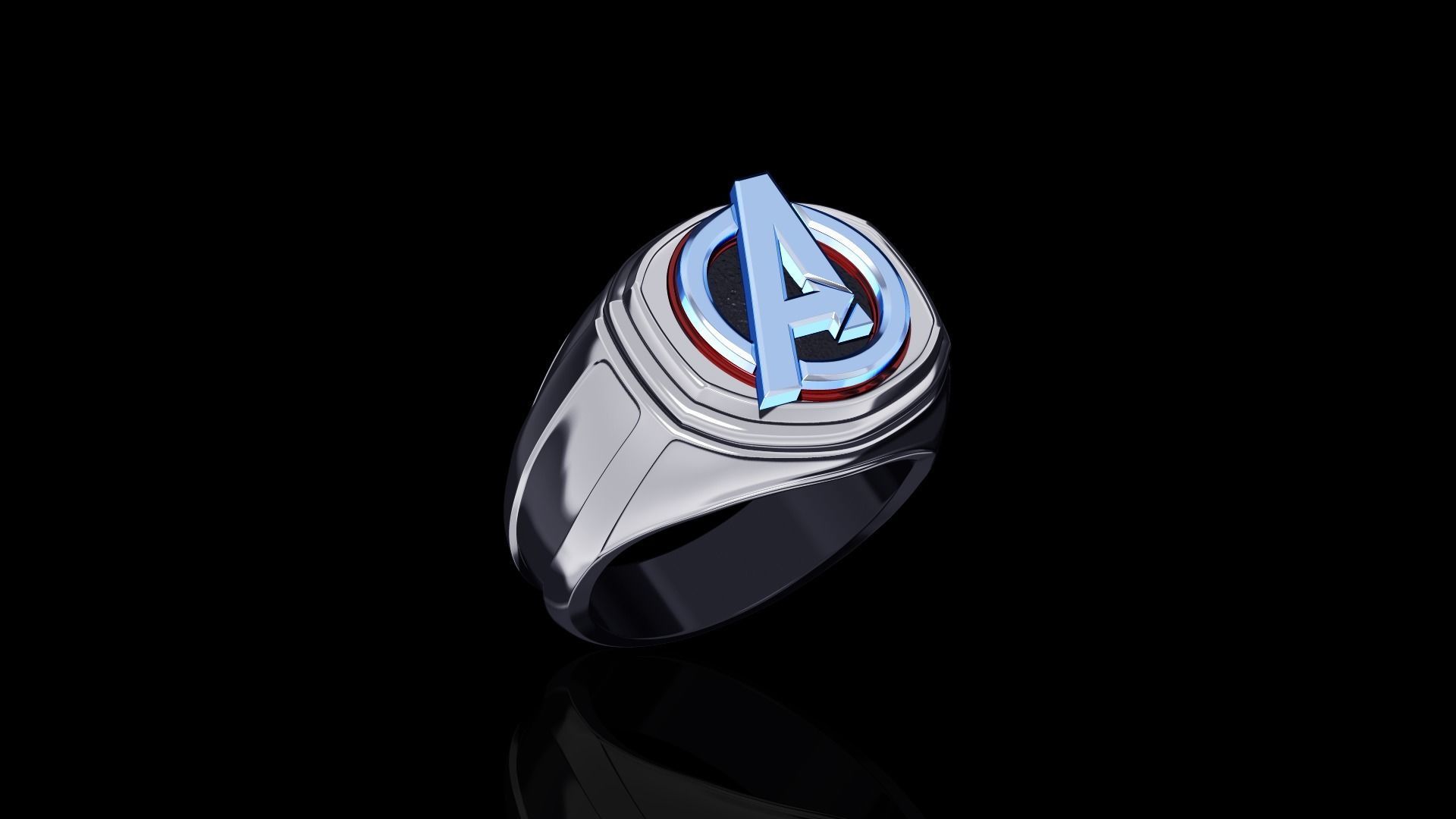 Avenger Ring 3D print model_5