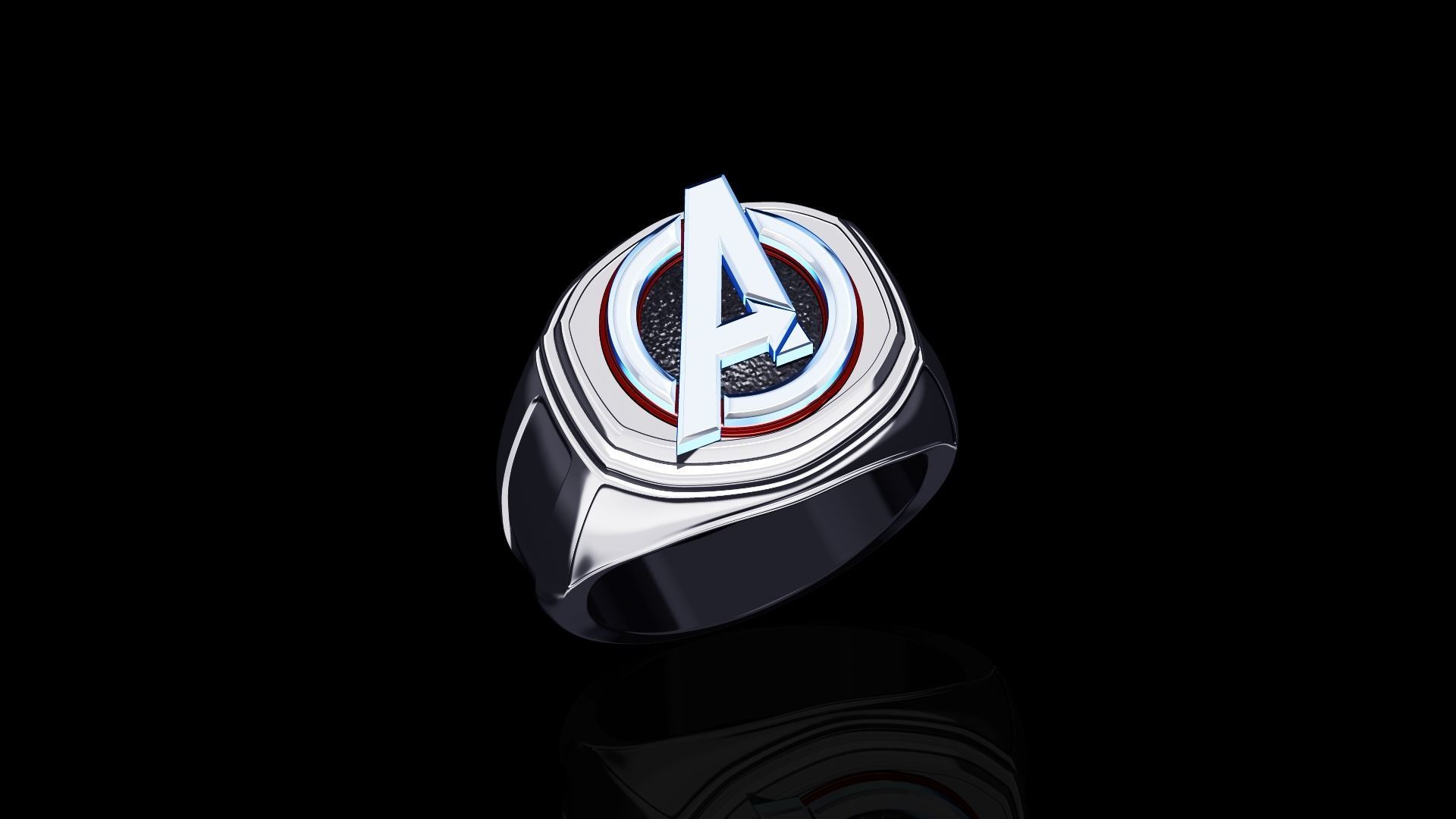 Avenger Ring 3D print model_6