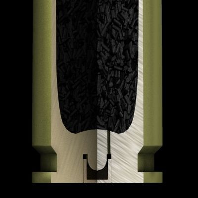 German 20mm MG151-20 cartridge with cutaway 3D model_5