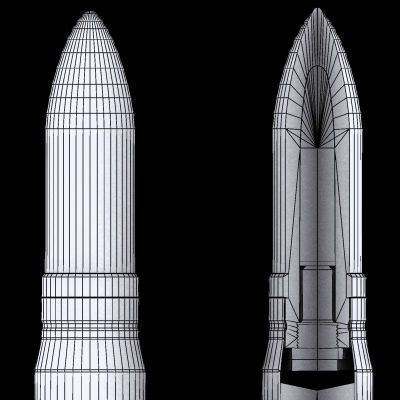 German 20mm MG151-20 cartridge with cutaway 3D model_4