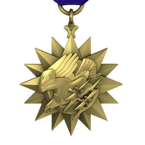 USAF Air Medal Award 3D model