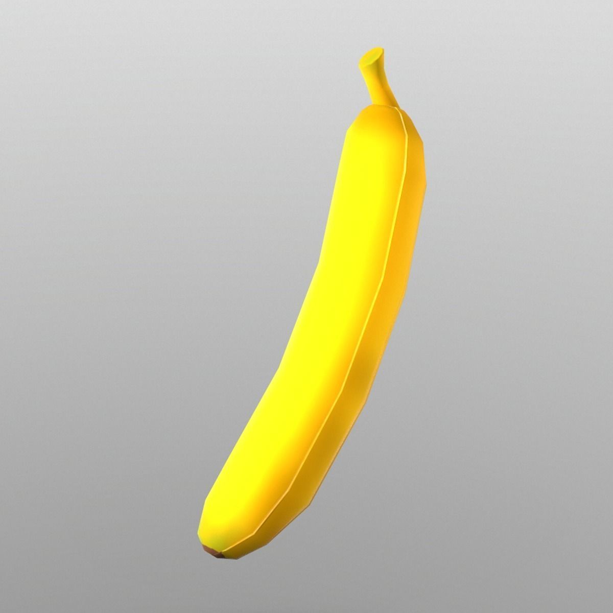 Banana bananas Low-poly 3D model_3