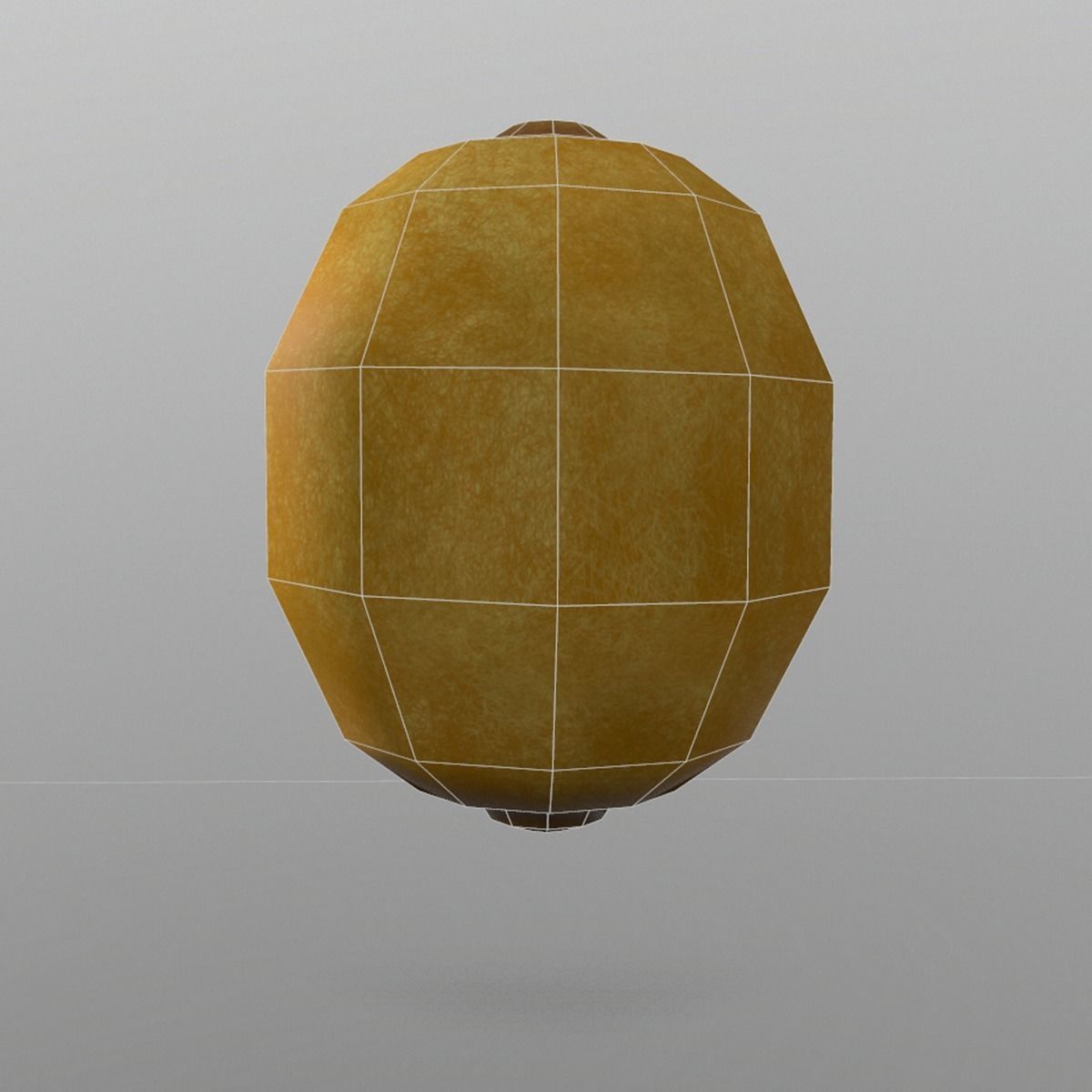 Kiwi Fruit Low-poly 3D model_5
